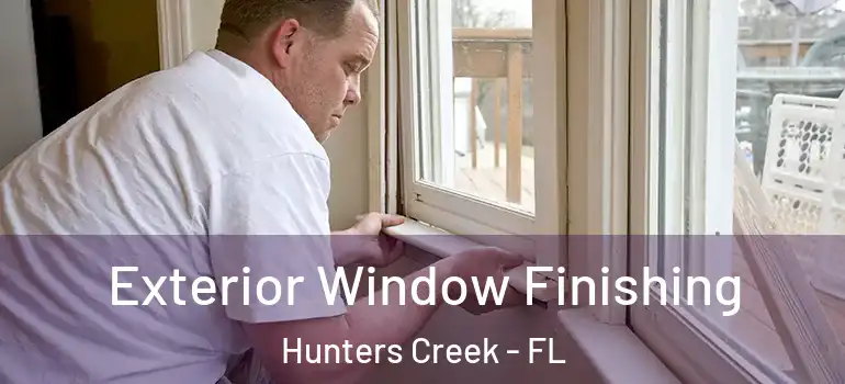 Exterior Window Finishing Hunters Creek - FL