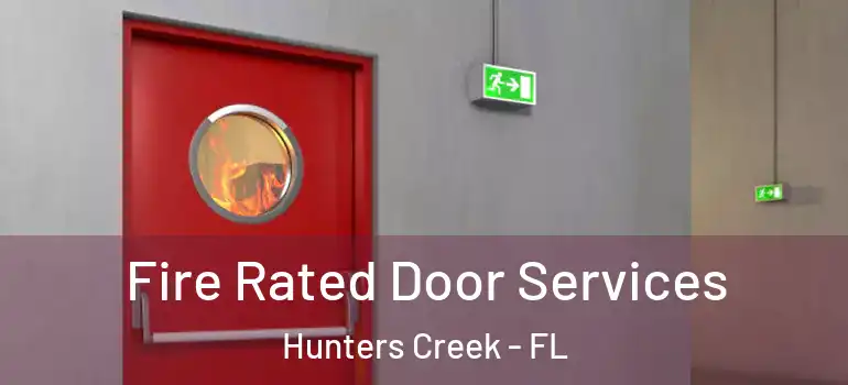 Fire Rated Door Services Hunters Creek - FL
